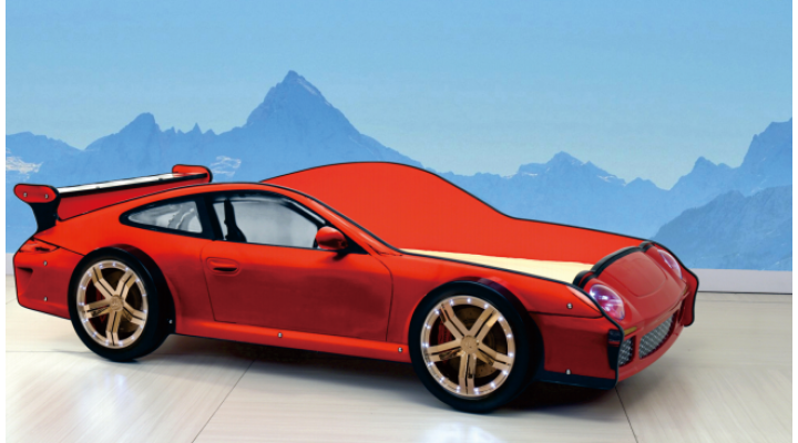 B150sR Urban Racing King Car Bed-Red